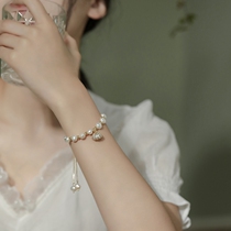 ins niche design bracelet bracelet tide shell freshwater pearl bracelet female exquisite student girlfriends temperament hand decoration