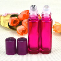 Glass Essential Oil Ball Bearing Bottle Split Steel Ball Frosted Beads Portable Walking Beads Air Bottle small bottle Multi-Terre applicable 10ML