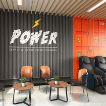 3D INDUSTRIAL WIND BAR KTV integrated wall panel imitation sheet iron rust container Wall Panel Dancing Room Decoration Buttonboard