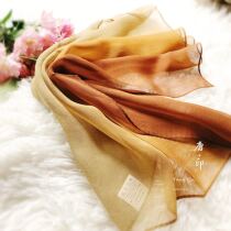 Export silk scarves 100% Silk small square towel Earth Color Classic wild do not pick clothes XFJ-10