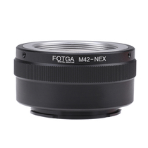 FOTGA M42-NEX lens adapter ring for M42 screw lens turn Sony NEX E mouth micro single body