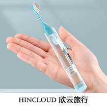 Travel Travel Portable Toothbrush Suit Adults Soft Hair Tours Folding Toothbrushes Mini Non Disposable Toiletries