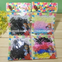 Candy color TPU bag big ring rubber band tie Head Small circle disposable rubber band head rope children hair jewelry headdress explosion