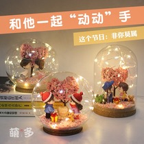 Valentines Day Creative Gifts To Men And Women Friends Couples Birthday Gift Nets Red Handmade Diy Water Crystal Ball Light Pendulum