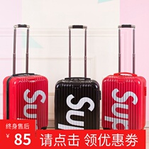 Suitcase womens tennis red ins travel male pull bar case 28 universal wheel password leather case small 20 inch 24 student