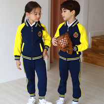 Primary school childrens school uniforms spring autumn and winter suit kindergarten garden uniforms red Inn Wind Childrens Games class 3 sets