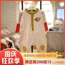 Direct mail ETTOI Korea Pegus childrens clothing 2021 autumn comfortable Valley color baby jumpsuit 527503