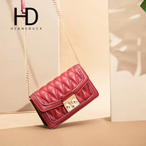  HEANEDUCK small fragrant bag womens bag 2020 new lingge chain bag Western style fashion texture messenger bag