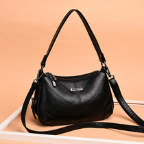 Mother middle-aged mother-in-law shoulder bag female bag handbag New 2019 autumn and winter multi-compartment mother