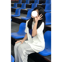 White Loving Printed T-shirt Woman Short Sleeve 2022 Summer New Design Feel Loose Casual Do Nt Make Sweet Blouse