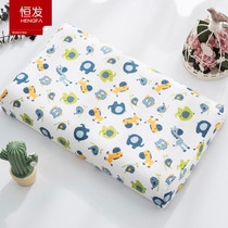 Hengfa Home Textiles Children Knitted Cotton Memory Pillow for Girls and Girls Children Pillow for Cervical Pillow