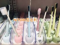 Japan NITORI Nidali ceramic rack Toothbrush holder Couple storage rack tooth holder original design