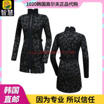 South Korea DESCENTE Disant Golf Suit Women's 20 Autumn Special Neck Slim-Fit Long Coat