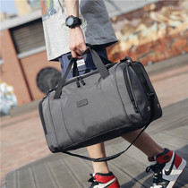 Independent shoe position travel bag handbag mens sports training fitness bag short-distance single-shoulder travel large-capacity luggage bag