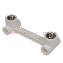 PPR pipe fittings double internal teeth tee 20 specifications 4 points double internal teeth tee