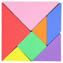 Magnetic tangram puzzle Baby intelligence development Childrens educational toys Primary school mathematics teaching aids first grade