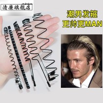 Mens headband stealth movement tide simple back head Korean version of non-slip wave hairpin female headwear face wash headband