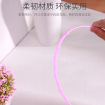Telescopic Through Sewer Hair Hair Cleaner Sink Anti-Clogging Clean Hook Toilet Toilet Dredge Adhesive Strips