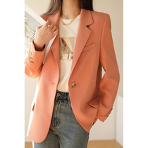 2021 spring new small blazer womens design sense niche casual suit jacket Korean style spring and autumn