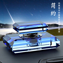 Creative car supplies high-end car perfume base ornaments sky blue crystal empty bottle boutique mens fashion