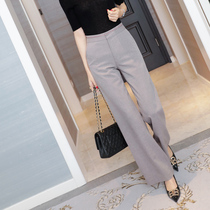 JOLIMENT Commuter Pendant Feeling Wide Leg Casual Pants Woman 2020 Autumn Winter New Penny End Milled Fabric Straight pants