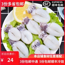 Cuttlefish three to remove cuttlefish skin and offal 500g cuttlefish fresh frozen cuttlefish small octopus