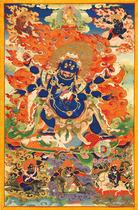 Sakya Light free marriage Zhang Jia Living Buddha identified Panchen Lama style six-armed Mahagala