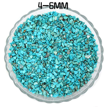 Turquoise obsidian agate green fluorite lapis lazuli inlaid pendant ring with DIY crystal gravel