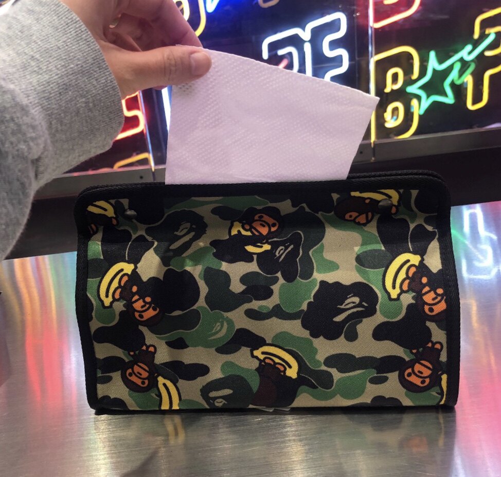 it Bape baby milo 21 summer camouflage tissue box 4013XXG mainland spot