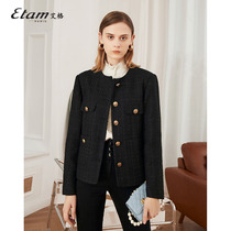 Etam 2023 Spring New Vestial Rough Flower Cover Girls Short Jacket 2F1C7050