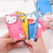 Creative cartoon bus card set portable acrylic card set manufacturers can be customized