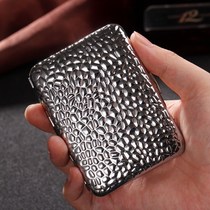 High-grade pure copper 16 ultra-thin cigarette case personality fashion metal flap case waterproof and pressure-proof portable cigarette case