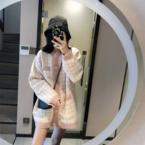 Sandro Moscoloni small fragrance knitted sweater coat Spring and Autumn new Korean edition relaxed slim sweater