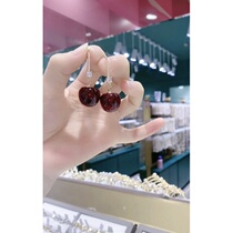 Sugar sugar jewelry store YWW0752 cherry pendant earrings Ruoxie