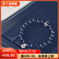 Gift Box British Tateossian Wooden Bead King Skull Crystal Volcanic Stone Black Wooden Bead Mens Bracelet Bracelet