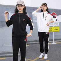 12 women big children autumn clothes 2022 new suits 13 girls 15-year-old girl fall sports clothes for children two sets