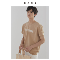 (NANS) Summer Sleep theme flocking printing TEE AESTIVATE PRINTED TEE