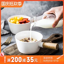 Japanese-style ceramic bowl rice bowl small soup bowl breakfast cereal bowl Western tableware creative personality small salad bowl