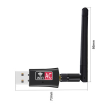 usb wireless dual-band network card desktop notebook wifi transmitter receiver two-in-one desktop computer wireless network card 600M gigabit router 1200 all-in-one wired to wireless
