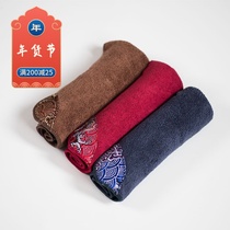Yunjin thick absorbent tea towel rag kung fu tea special fabric tea table tea mat towel embroidery clean square pot cloth