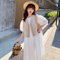 New products Balabala girls summer clothes dress dress Summer children princess skirts foreign air trendy 2022 new Han