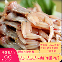 Field chicken fresh frozen frog meat fresh white striped meat rice field free black spotted frog barbecue ingredients wholesale