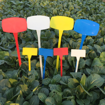  Hot-selling plastic bevel plug-in card Bow gardening label Gardening logo card indicator card plug-in card