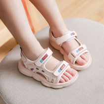 British next sara childrens and girls  sandals 2021 summer new middle and large childrens princess beach soft-soled childrens shoes