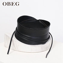 OBEG Obiqian spring and Autumn fashion slim waist cover decorative belt 1093309