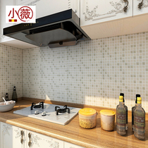 Kitchen anti-oil stickers Self-adhesive toilet Bathroom Tiles Wall wall paper hearth Wall sticker waterproof and resistant to high temperature