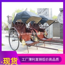 Custom vintage old Shanghai rickshaw rickshaw carriage Film and television photography exhibition hall exhibition scenic spot sightseeing reception