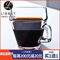 (Buy 1 get 1 free)Libbey Imported glass coffee cup Hot drink cup Milk cup Tea cup European water cup