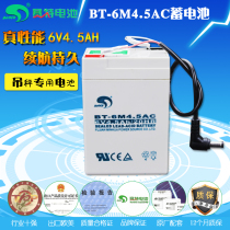 Hangzhou Sifang Electronic Poundscale Battery 6V4 5AH Hook Scale 4ah Battery Weighth Six Volt 10 A Battery