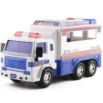 Simulation of large-scale engineering vehicle 110 police car 120 ambulance model baby children toy car